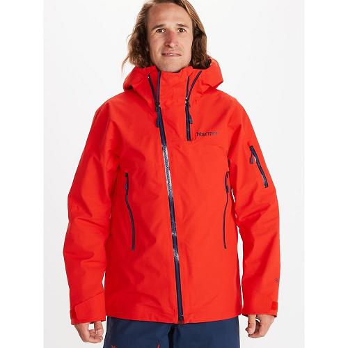 Marmot Freerider Jackets - Mens Ski Jacket Red CA6518734 Canada